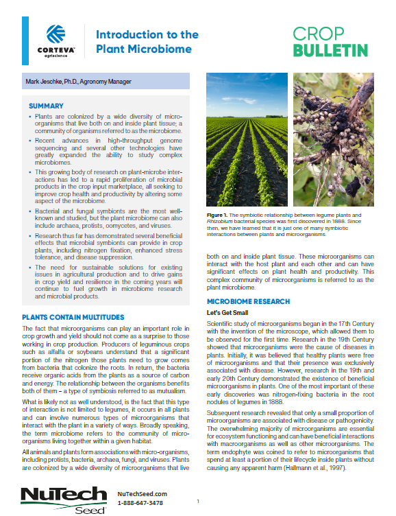 Introduction to the Plant Microbiome